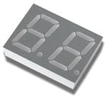 LED 显示器和配件 Red 643nm 0.56in 7 Segment