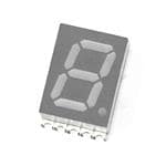 LED 显示器和配件 White InGaN Common Cathode 7Seg