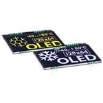 OLED显示器和配件 Graphic OLED White 128x64 w/o glass