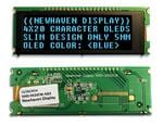 OLED显示器和配件 4x20 Blue Slim Character OLED