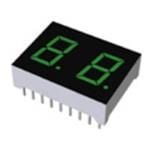 LED 显示器和配件 LED NUM DISP.4" 2 DIGIT CA GREEN