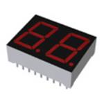 LED 显示器和配件 DISPLAYS SEG PANEL 2DIGIT 16LED RED CA
