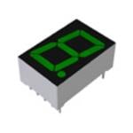 LED 显示器和配件 LED #1 DIGIT DISP .6" CA GREEN