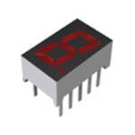 LED 显示器和配件 Displays Mod 1DIGIT 8LED Red CA