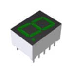 LED 显示器和配件 LED #1 DIGIT DISP .4" CA GREEN