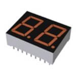 LED 显示器和配件 DISPLAYS SEG PANEL 2DIGIT 16LED ORNG