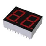 LED 显示器和配件 LED NUM 2 DIGIT DISP .6" CARDSHRT LEAD