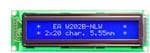 OLED显示器和配件 2x20, 5.56mm, blue-white LED B./L.