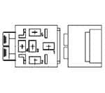 继电器插座与硬件 Bracket mount socket