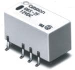 低信号继电器 - PCB Gullwing 1Coil Latch DPDT 5VDC 100mW T/R