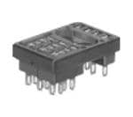 继电器插座与硬件 2 POLE SOLDER SOCKET