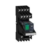 工业继电器 RXM Relay & mixed Socket,4C/O 6A 24VDC