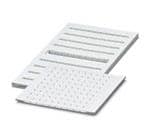 接线端子工具和配件 Zack marker sheet  flat  120-section  for all terminal blocks  pitch 5.2 mm  color: White  labeled horizontally with consecutive numbers from 25 to 36