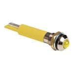 LED面板上的指示器 5mm Yellow Diff Lens IP54 Panel Mnt. Ind