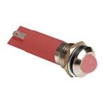 LED面板上的指示器 8mm Red Diff. Lens IP54 Panel Mnt. Ind.