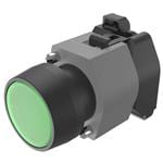 工业面板安装指示器/开关指示器 ASMBLD-IND RND W-YLW LENS