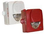 压电蜂鸣器和音频指示器 120VAC STROBE RED HORN