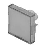 工业面板安装指示器/开关指示器 LENS PLASTIC SQUARE RED