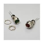 LED面板上的指示器 Panel Mount LED Assembly, 5 mm HE Red/Green LED w\ White Diffused Lens,  No Wire