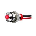 LED面板上的指示器 LED Indicators, 6mm 12VDC, Super Ylw