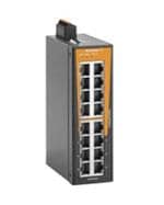 非托管以太网交换机 IE-SW-BLB-16-16TX Network switch, unmanaged, Fast Ethernet, Number of ports: 16x RJ45, IP30, -40 C...75 C