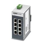 非托管以太网交换机 Ethernet switch eight TP RJ45 ports automatic detection of data transmission speed of 10 or 100 Mbps (RJ45) autocrossing function. The multicast filter will block PROFINET PTCP-Delay traffic. EtherNet/IP-based traffic will be prioritized over