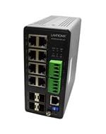 以太网模块 Managed Hardened Switch, (8) 10/100/1000Base-T, (4) 100/1000 SFP