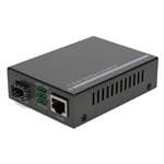 媒体转换器 10/100/1000Base-TX(RJ-45) to Open SFP Port Media Converter