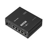 路由器 5G router, dual-band Wi-Fi 6.Cellular speeds of up to3.4 Gbps. Increased processing capacity for edge computing applications. SA and NSA 5G, 4G (Cat 20) and 3G. Regions: EMEA, APAC, Brazil. Australian power supply unit.
