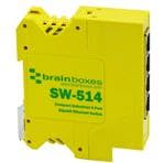 非托管以太网交换机 Ethernet  4 Port Gigabit Switch Ind tem range -40F to +176F