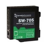 非托管以太网交换机 Hardened Industrial 5 Port 10/100 Ethernet Switch