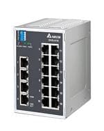 非托管以太网交换机 16-port Industrial unmanaged Ethernet switch, built-in alarm IO, (W) -40F to 167F