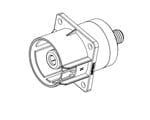 电动汽车连接器 14.0MM POWERLOK SINGLE WAY RECEPTACLE M8 STUD U KEY WITHOUT HVIL
