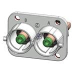 电动汽车连接器 10MM POWERLOK 2 WAY RECEPTACLE D10 BUSBAR HOLE X KEY WITHOUT HVIL
