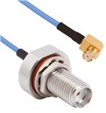 射频电缆组件 SMP R/A F SMA BKHD F 18"Cable