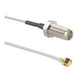 射频电缆组件 RP-SMA Bulkhead to U.FL w/ 300mm cable