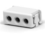 照明连接器 3 Position 18 AWG SMT IDC Feed Thru