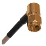 射频电缆组件 SMA Right Angle Plug to SMA Right Angle Plug Cable Assembly, RG178 Cable