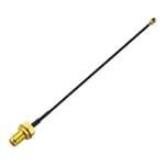 射频电缆组件 Ipex MHFI(U.FL) to SMA(F)BK ST Waterproof 200mm 1.13 cable