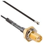 射频电缆组件 SMA Str Blkhd Jk to AMC4 Plug 1.13mm Cbl