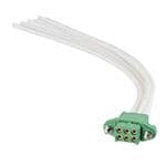 矩形电缆组件 3MM F/L CA 06 150MM 20AWG DIL