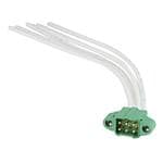 矩形电缆组件 3MM M/L CA 06 150MM 18AWG DIL