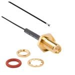 射频电缆组件 RP SMA Bkhd Jck to AMC4 Plg 150mm