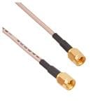 射频电缆组件 SMA St Plug to St Plug RG316/U DB 24in