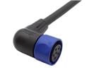 传感器电缆/致动器电缆 Pre-wired Flex Cable Connector - Right Angle - 1m - 6 Contacts - Socket
