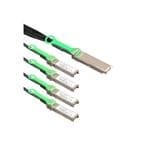 网线/网络连接线 QSFP28-4 SFP28 30 AWG 2M