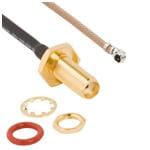 射频电缆组件 AMC SMA STR Jack RG-178 50 Ohm 150 mm
