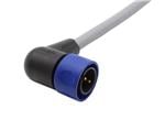 传感器电缆/致动器电缆 Pre-wired Flex Cable Connector - Right Angle - 1m - 2 Contacts - Plug