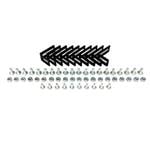电缆固定件和配件 2" FLEXTRAX L-BRACKET HARDWARE KIT (10 PACK)