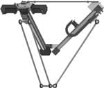 协作机器人配件 Cable carrier set for 2-axis Delta - 700 mm